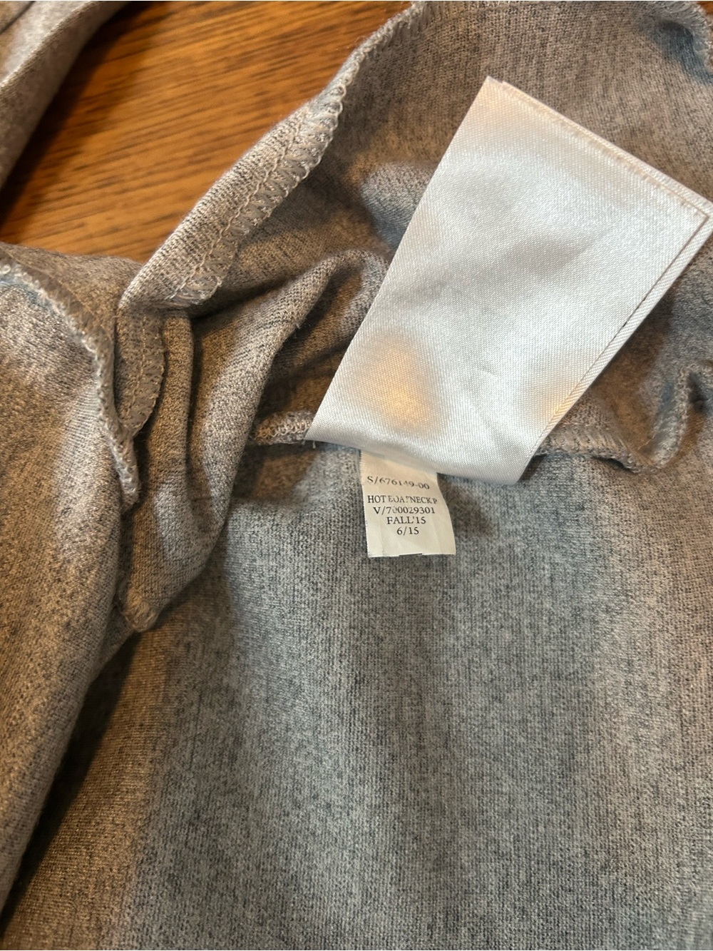 Banana Republic Light Heather Gray Asymmetrical Knit Mini Dress - Picture 11 of 11